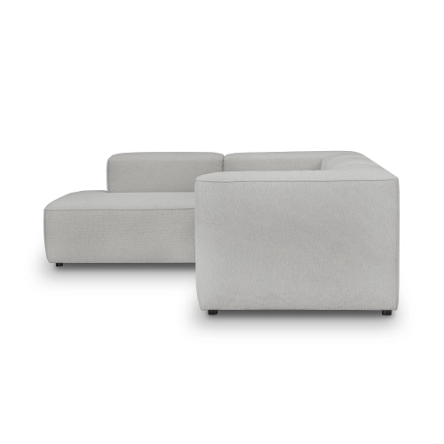 Modernes Ecksofa Luss 290x210 cm hellgrau Chenille I MONONI.PL