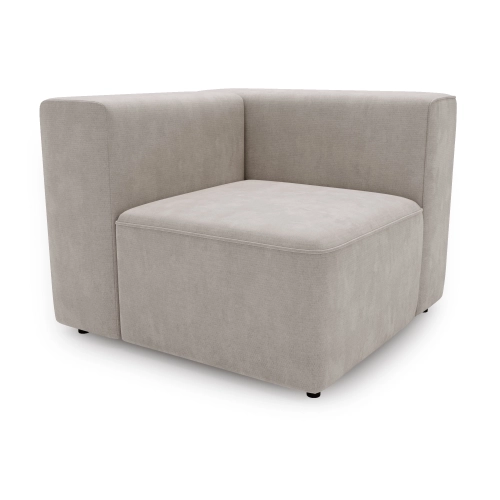 Seitenmodul Luss L 90 mit Armlehne, boucle I MONONI.PL