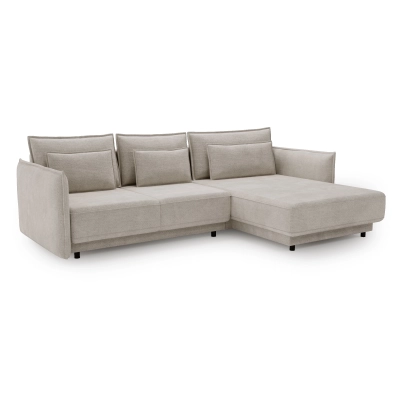 Ecksofa 286x187 cm mit Schlaffunktion Lorena kariert |MONI.PL