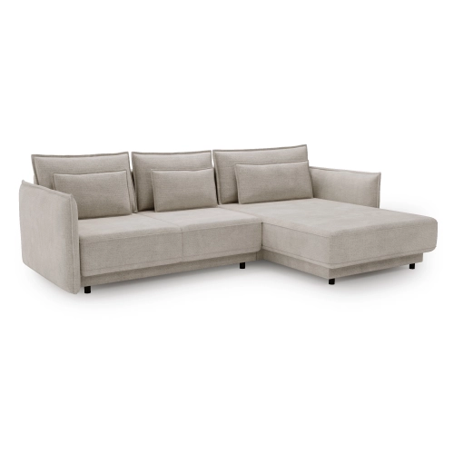 Ecksofa 286x187 cm mit Schlaffunktion Lorena kariert |MONI.PL
