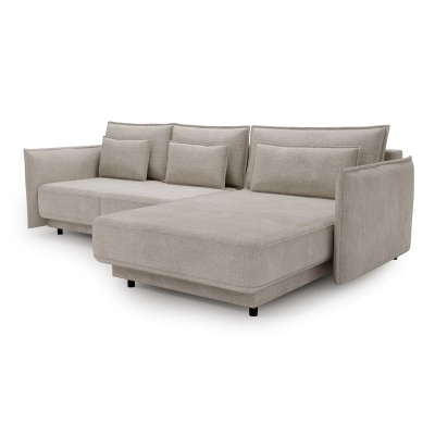 Ecksofa 286x187 cm mit Schlaffunktion Lorena kariert |MONI.PL
