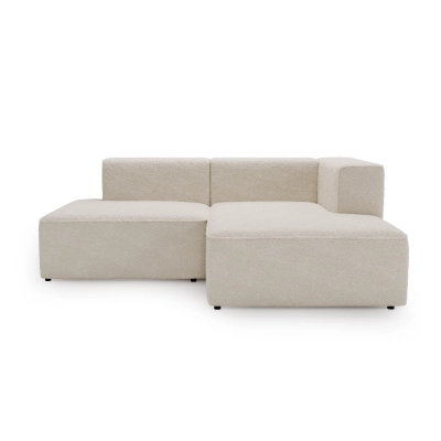 Modulares Ecksofa 220x160 cm Luss creme beige boucle | MONONI.PL