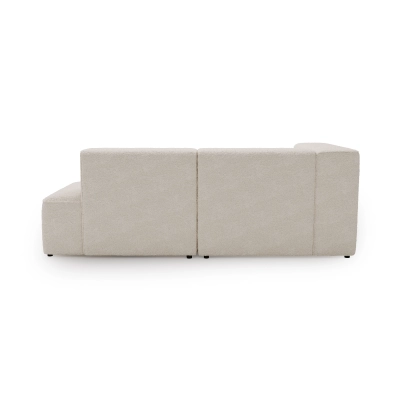 Narożnik modułowy 220x160 cm Luss śmietankowy beż boucle | MONONI.PL