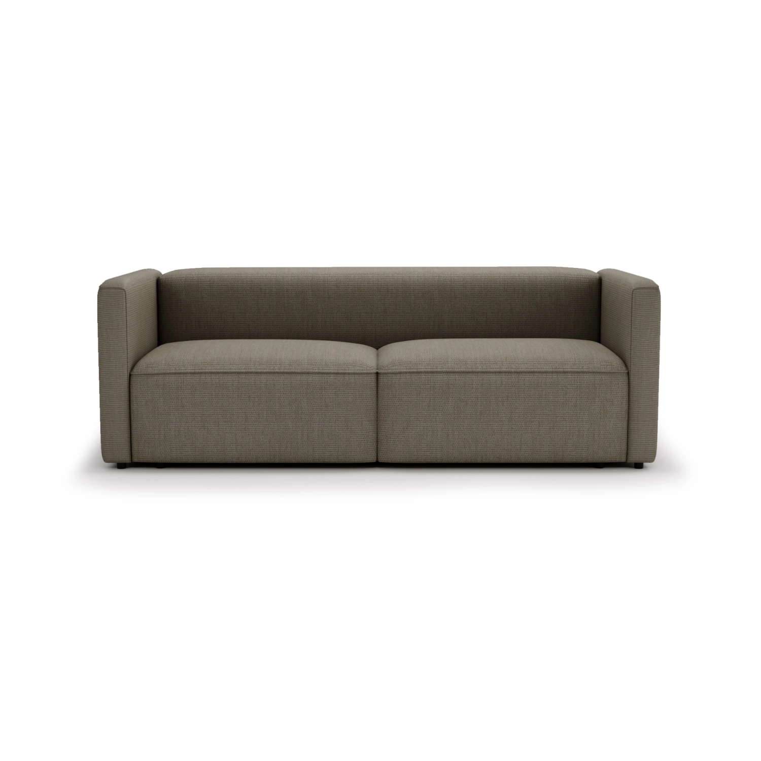Nowoczesna sofa z funkcją spania Luss 224x102 kawowa I MONONI.PL