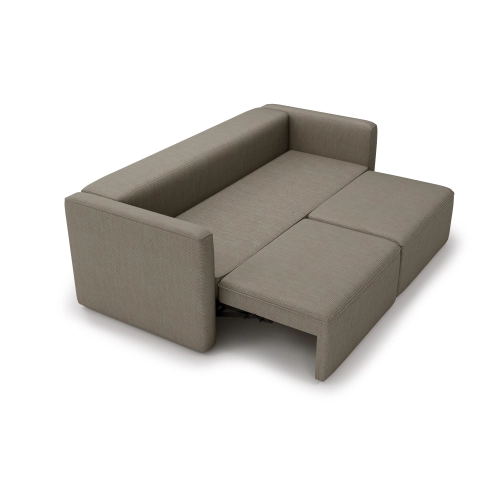 Modernes Sofa mit Schlaffunktion Luss 224x102 Kaffee I MONONI.PL