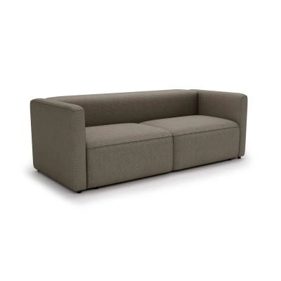 Nowoczesna sofa z funkcją spania Luss 224x102 kawowa I MONONI.PL