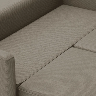 Nowoczesna sofa z funkcją spania Luss 224x102 kawowa I MONONI.PL