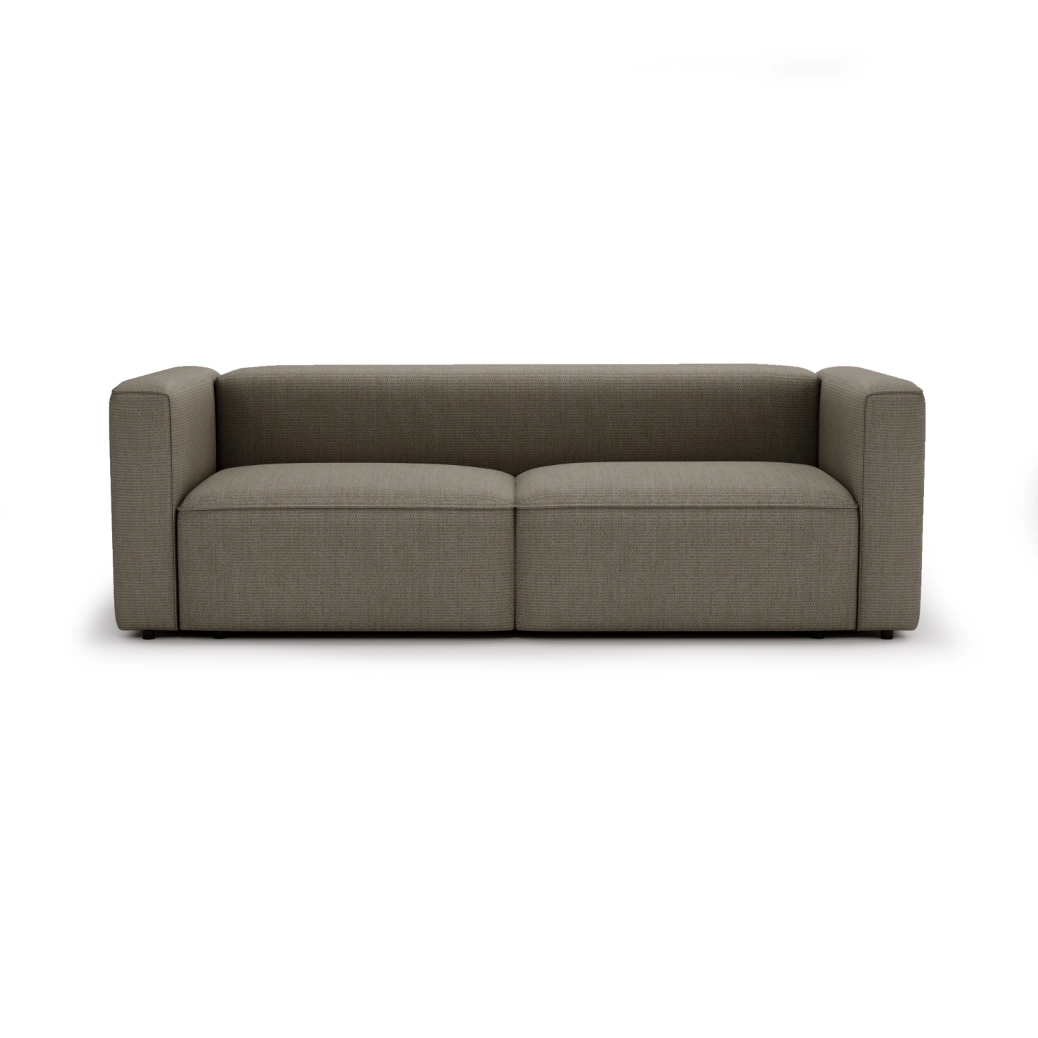 Nowoczesna sofa z funkcją spania Luss 224x102 kawowa I MONONI.PL