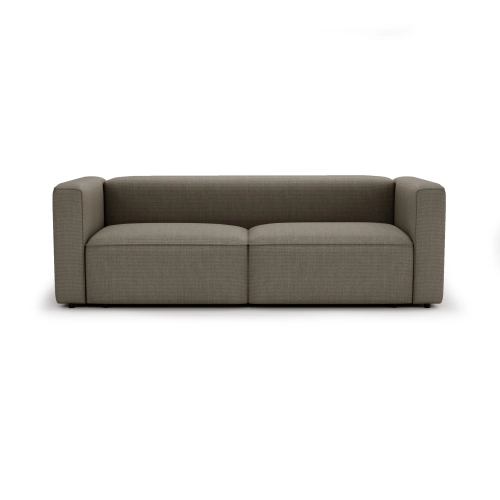 Nowoczesna sofa z funkcją spania Luss 224x102 kawowa I MONONI.PL