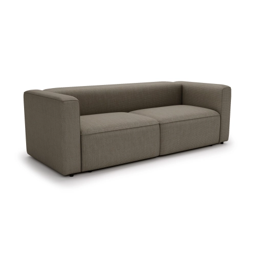 Nowoczesna sofa z funkcją spania Luss 224x102 kawowa I MONONI.PL