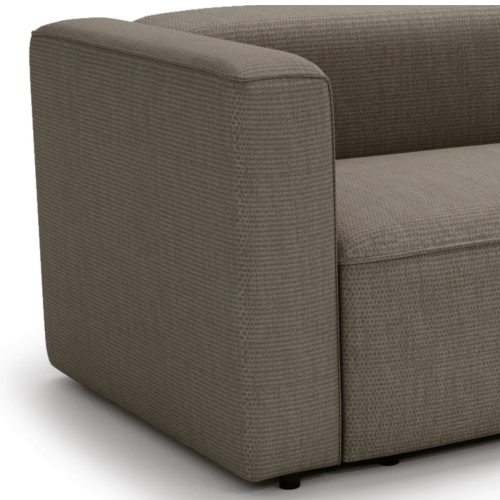 Nowoczesna sofa z funkcją spania Luss 224x102 kawowa I MONONI.PL