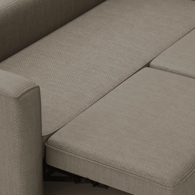 Nowoczesna sofa z funkcją spania Luss 224x102 kawowa I MONONI.PL