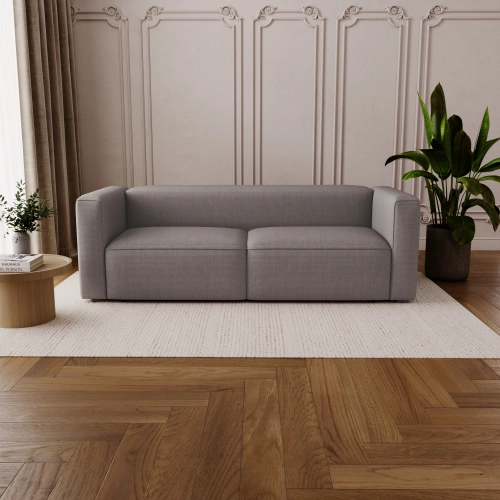 Nowoczesna sofa z funkcją spania Luss 224x102 kawowa I MONONI.PL