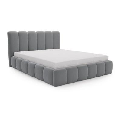 Bett mit Kasten 180x200 Debalo Metallrahmen grau MONI.PL
