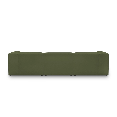Narożnik modułowy 320x160 cm Luss oliwkowy boucle | MONONI.PL