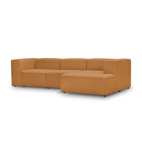Narożnik modułowy 300x160 cm Luss pomarańczowy plecionka I MONONI.pl