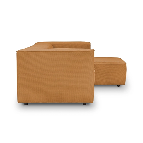 Modulare Ecke 300x160 cm Luss orange kariert I MONONI.pl
