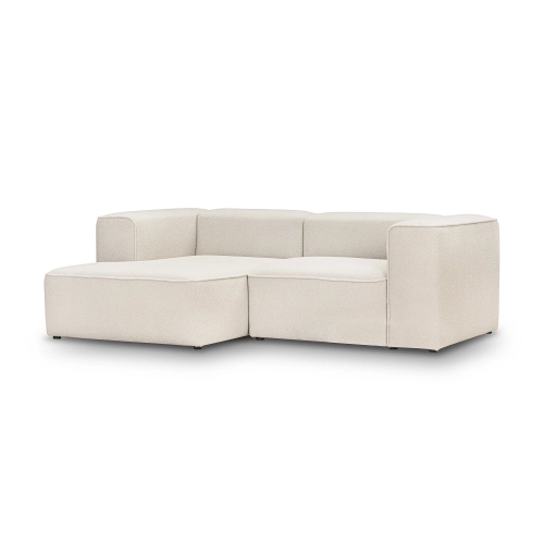 Mały narożnik modułowy 230x160 cm Luss śmietankowy beż | MONONI.PL