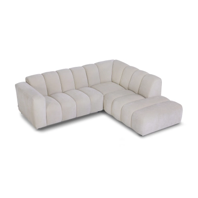Modulares Ecksofa 262x238 cm Bliss beige Chenille MONONI.PL