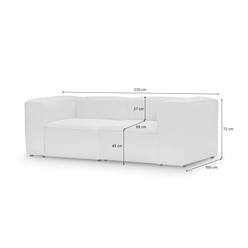 Sofa modułowa Luss 220x100 cm
