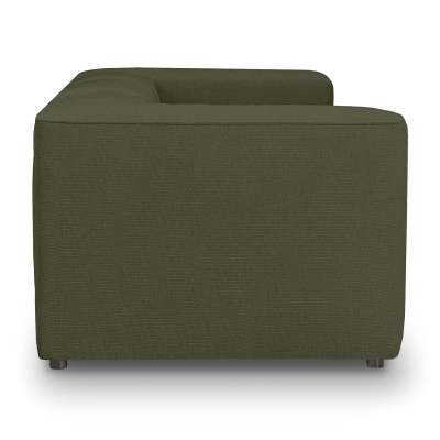 Wygodna sofa modułowa 3 osobowa 330x100 cm Luss oliwkowa I MONONI.PL