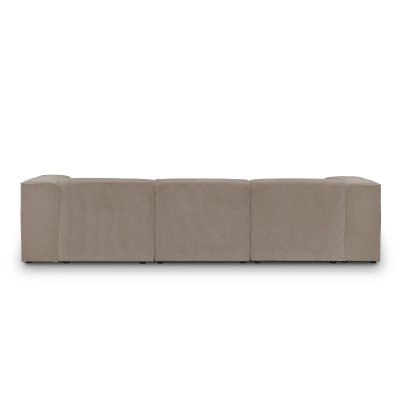 Nowoczesna sofa modułowa 3 osobowa 330x100 cm Luss kawowa  I MONONI.PL