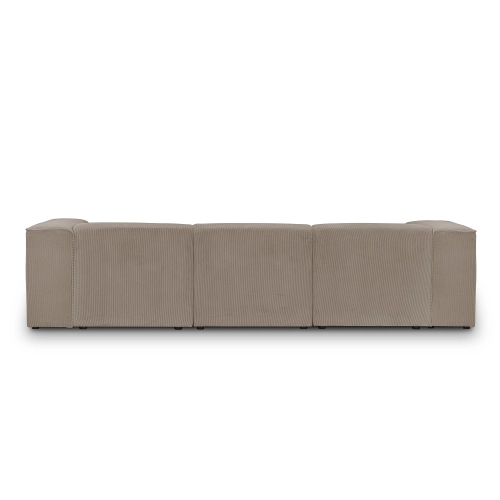 Nowoczesna sofa modułowa 3 osobowa 330x100 cm Luss kawowa  I MONONI.PL