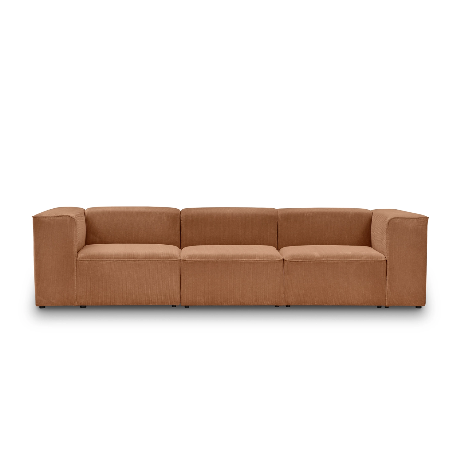 Luss L sofa modułowa 3 osobowa 330x100 cm, tkanina sztruks