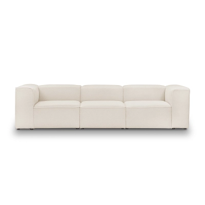 Luss L sofa modułowa 3 osobowa 330x100 cm, tkanina boucle