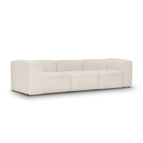 Bequemes modulares Sofa 330x100 cm Luss creme-beige I MONONI.PL