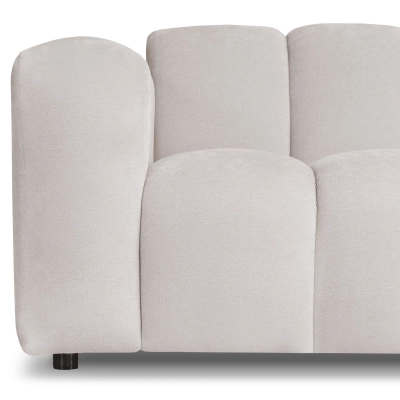 Modulares 5-Sitzer Schlafsofa 302x278 cm Bliss beige Chenille