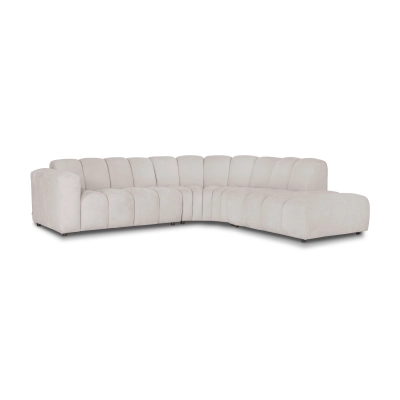 Narożnik modułowy 5 osobowy 302x278 cm Bliss beżowy szenil | MONONI.PL