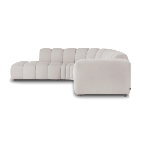 Narożnik modułowy 5 osobowy 302x278 cm Bliss beżowy szenil | MONONI.PL