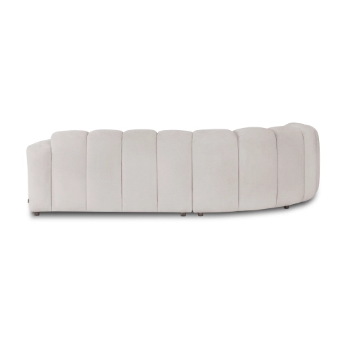 Narożnik modułowy 5 osobowy 302x278 cm Bliss beżowy szenil | MONONI.PL