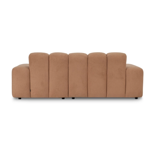 Modulares Ecksofa 227x198 cm Bliss rust boucle | MONONI.PL