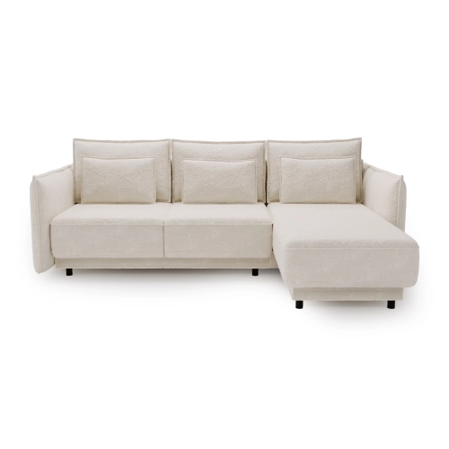 Ecksofa mit Schlaffunktion Lorena 247x187 cm rechtsseitig