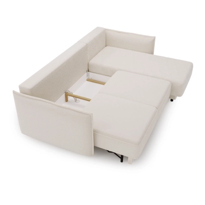 Ecksofa mit Schlaffunktion Lorena 247x187 cm rechtsseitig
