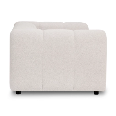 Sofa modułowa Amaris 225x104 cm jasny beż boucle | MONONI.PL