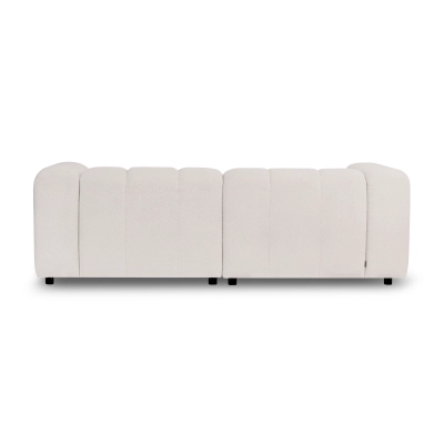 Sofa modułowa Amaris 225x104 cm jasny beż boucle | MONONI.PL