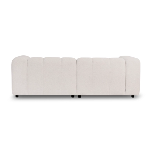 Sofa modułowa Amaris 225x104 cm jasny beż boucle | MONONI.PL