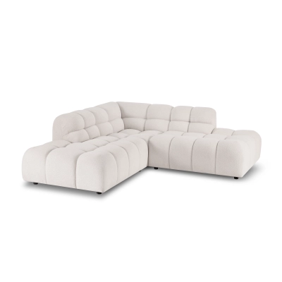 Narożnik modułowy Amaris 221x221 cm jasny beż boucle | MONONI.PL