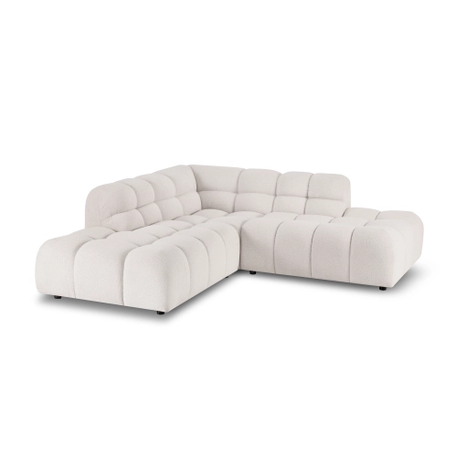 Narożnik modułowy Amaris 221x221 cm jasny beż boucle | MONONI.PL