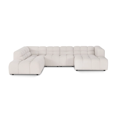 Modulares Ecksofa Amaris 328x221 cm beige boucle | MONONI.PL