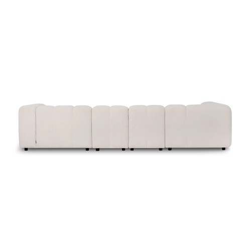 Modulares Ecksofa Amaris 328x221 cm beige boucle | MONONI.PL