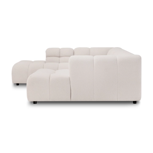 Narożnik modułowy Amaris 328x221 cm beżowy boucle | MONONI.PL