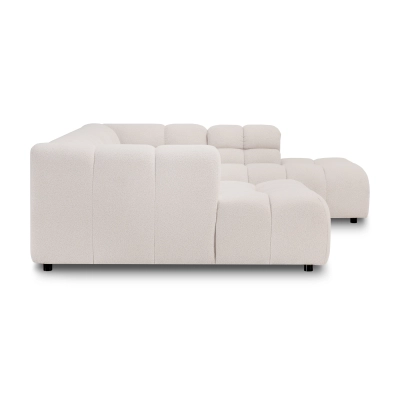 Narożnik modułowy Amaris 328x221 cm beżowy boucle | MONONI.PL