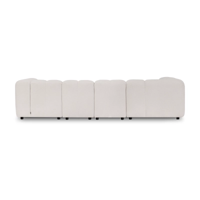 Narożnik modułowy Amaris 297x221 cm beżowy boucle | MONONI.PL