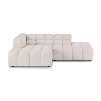Modulares offenes Ecksofa Amaris 233x165 cm beige boucle | MONONI.PL