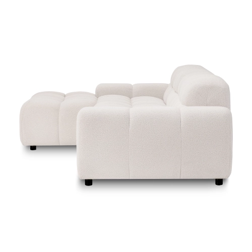 Modulares Ecksofa Amaris 310x165 cm beige boucle | MONONI.PL