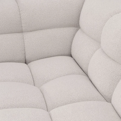 Modulares Ecksofa Amaris 328x221 cm beige boucle | MONONI.PL
